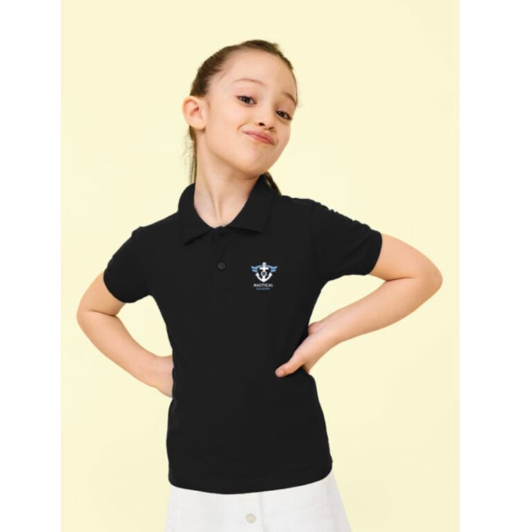Polo shirt with logo Perfect Kids Polo shirt with logo and 1x1 ribbed collar and cuffs, taped neck seam. 2 Tone-on-tone buttons, side seam. OEKO-TEX.  Fabric details: 180g/m² 100% combed ring spun cotton.  Sizes - 4 yrs: 96-104cm (L), 6 yrs: 106-116cm (XL), 8 yrs: 118-128cm (XXL), 10 yrs: 130-140cm (3XL), 12 yrs: 142-152cm (4XL) Depending on the surface we can use embroidery, engraving, 360° imprint or screen print.