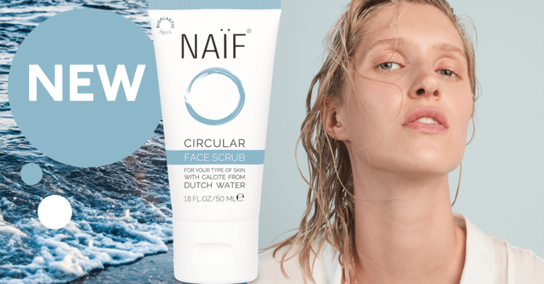 Circular Face Scrub from Naïf